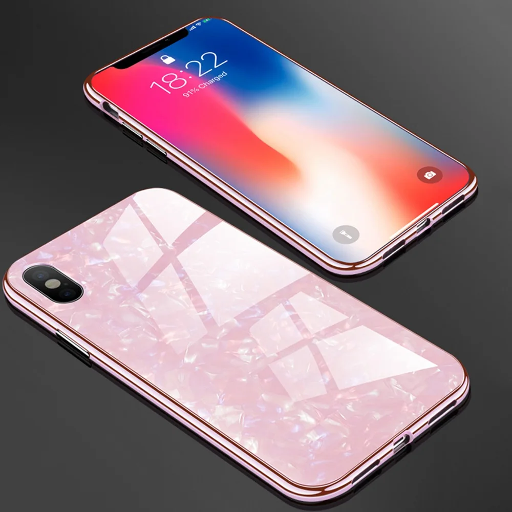 Магнитный мраморный чехол для телефона iPhone XR XS MAX X 8 Plus 7 противоударный Закаленное стекло бампер для iPhone 7 8 6 6S Plus чехол