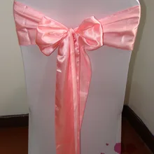 100 Дешевые с высоким качеством стул лента для свадьбы и товары для вечеринки, дня рожденья вечерние украшения Дети створки стула