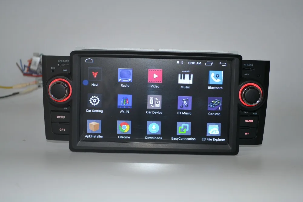 Excellent 7 inch 2 din android 9 car DVD gps navigation for fiat LINEA,radio,wifi,quad core,English,russian,french 19