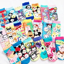 Милые носки kawaii, женские Носки с рисунком, 10 пар, разные европейские размеры 34-38