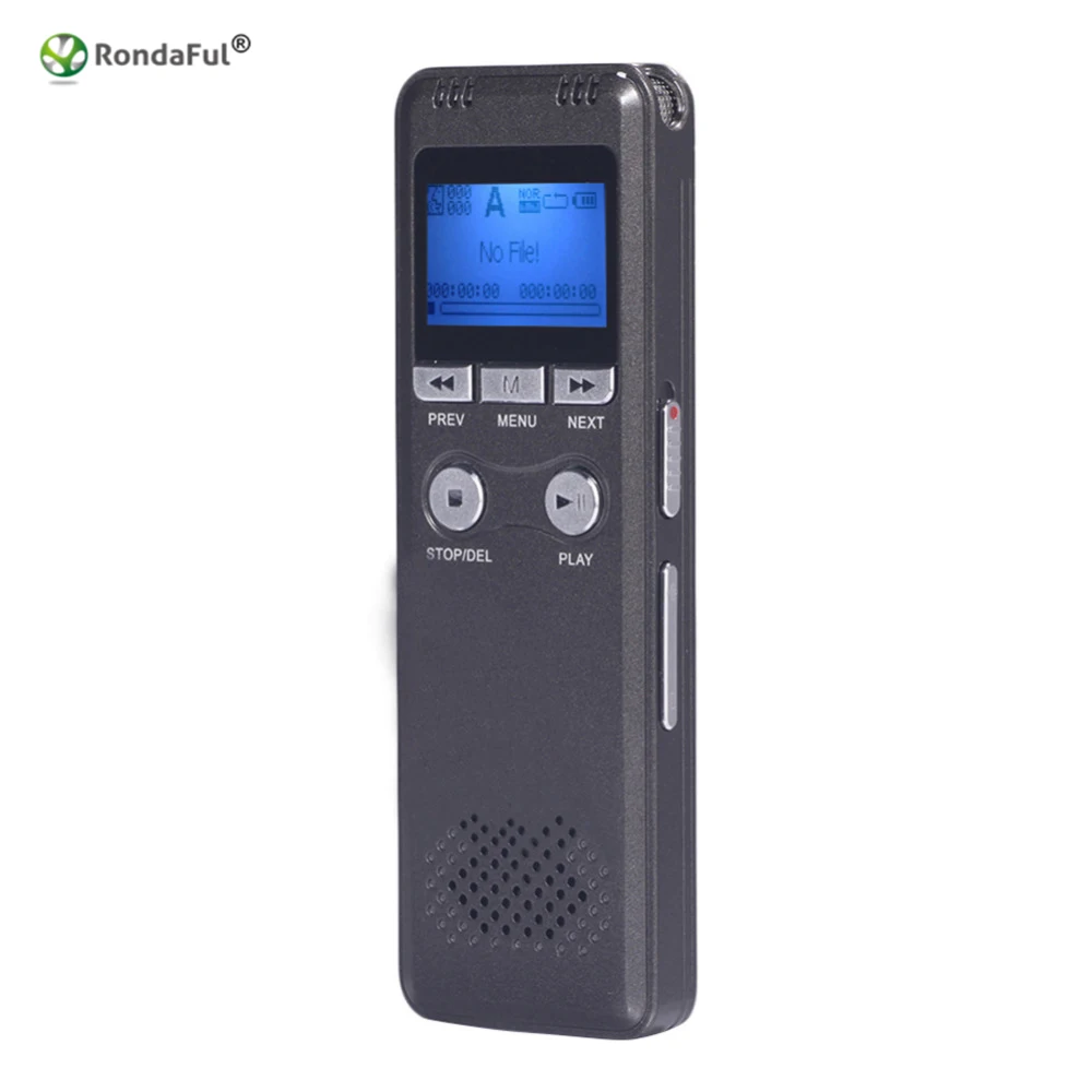 8GB 280Hour Professional Audio Recorder Business Portable Digital Voice
