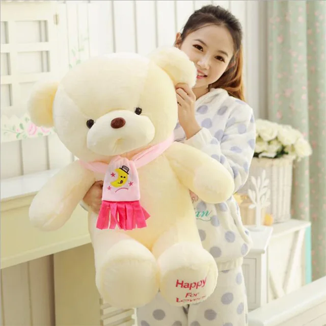 Bear Plush toy lovely Girlfriend gift birthday present toy doll Super