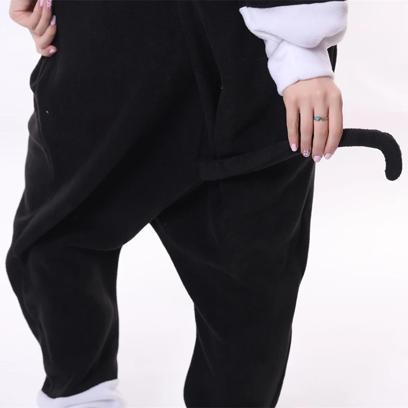 кигуруми Животных розовый Кот Onesie для мужчин и женщин мультфильм