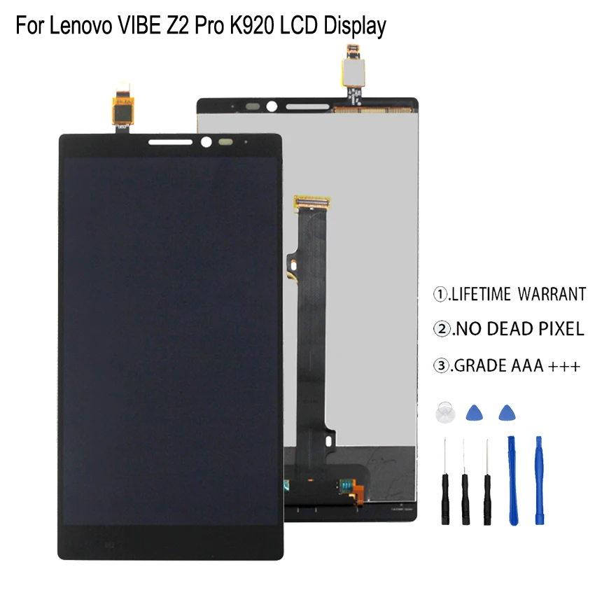 

For Lenovo VIBE Z2 Pro K920 LCD Display Touch Screen Digitizer Assembly For Lenovo K920 Display Screen LCD Phone Parts