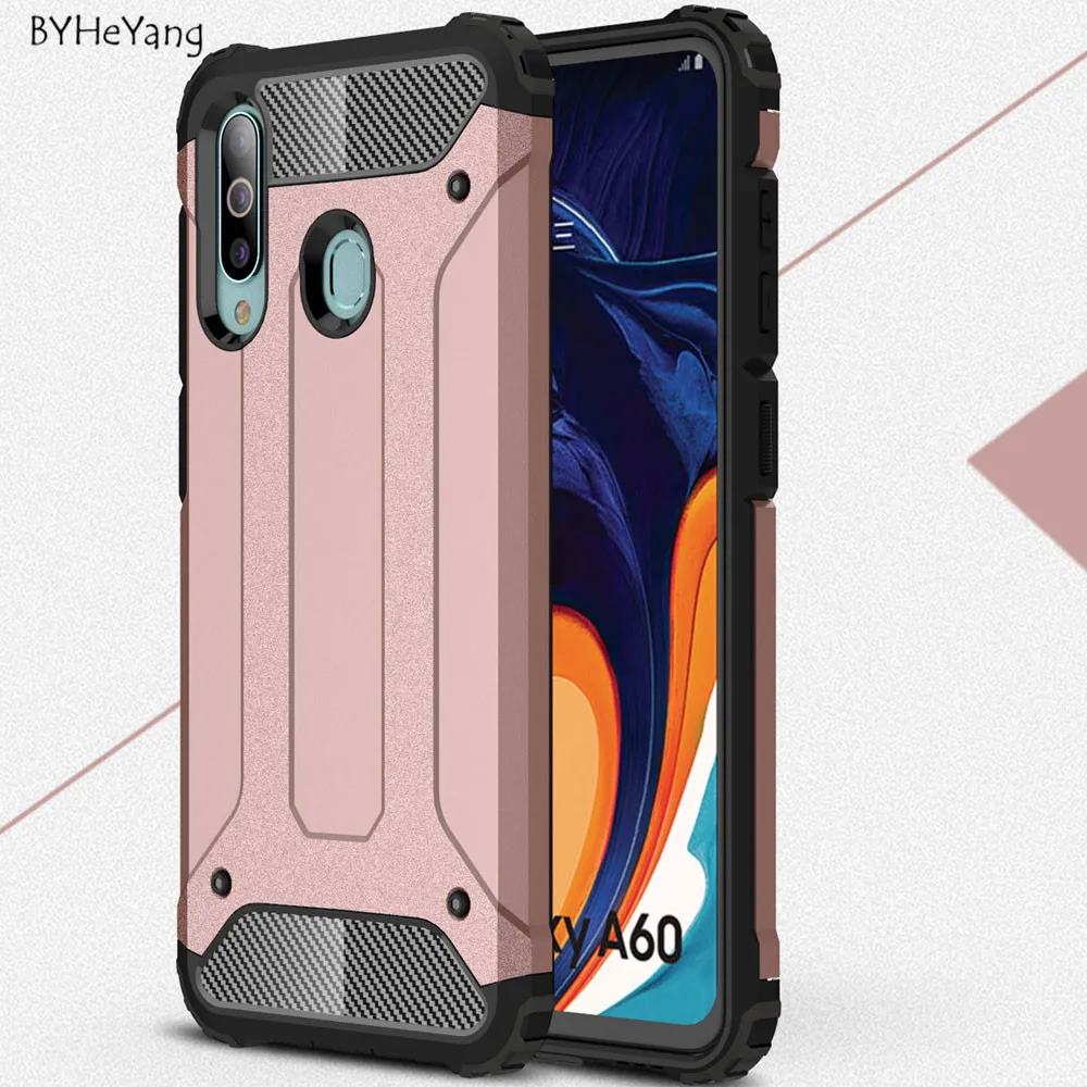 For Samsung A60 2019 Case Hybrid Tough Shockproof Armor Hard Phone Armor Cases For Samsung Galaxy A60 A606F A606 SM-A606F Cover