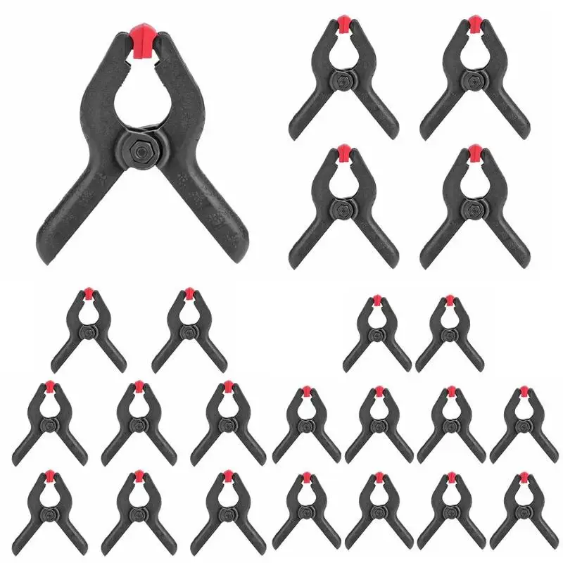 

1/4/8/10pcs 2inch DIY Tools A Type Toggle Pipe Clamps Plastic Nylon Spring Clips Photo Studio Background Clamp for Woodworking