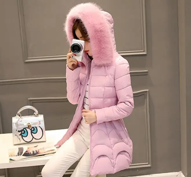 

Winter Jacket Women 2017 High Quality Slim Jackets For Women Winter Coats Outwear Long Coat Female Cotton Parkas