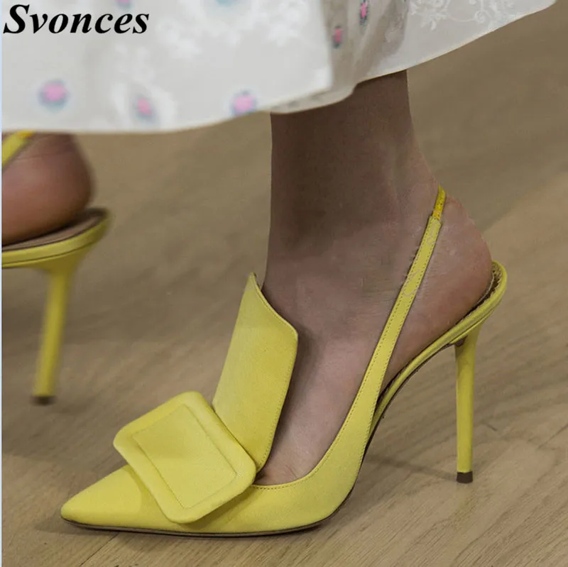 yellow prom heels