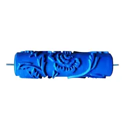 7 дюймов синий резиновый ролик для отделки стен Краски ing ролика, декоративная краска для стен ролик без рукоятка