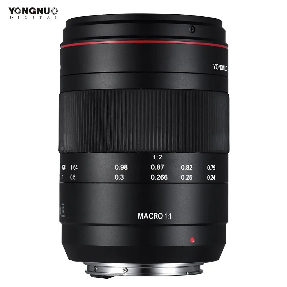 YONGNUO YN60mm F2 MF 0,234 m Макросъемка Объектив Ручная фокусировка Большая диафрагма для Canon EOS 70D 5D2 5D3 600D DSLR камера для Canon объектив