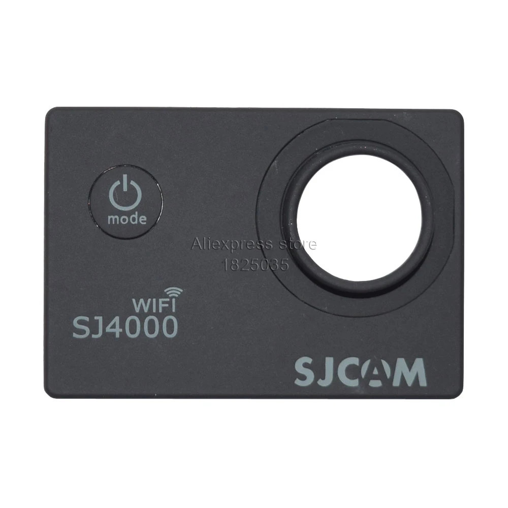 SJCAM SJ4000 Wifi части пластиковый материал Передняя панель чехол для SJ 4000 Wifi новая версия Спортивная экшн видеокамера - Цвет: Черный цвет