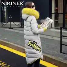 2016 new Hot winter Thicken Warm Woman Down jacket Coat Parkas Outerwear Luxury Hooded Raccoon Fur collar long plus size Slim