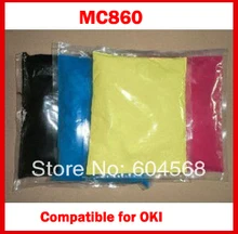 High quality color toner powder compatible for OKI MC860/MC860dhn/MC860dtn Free Shipping