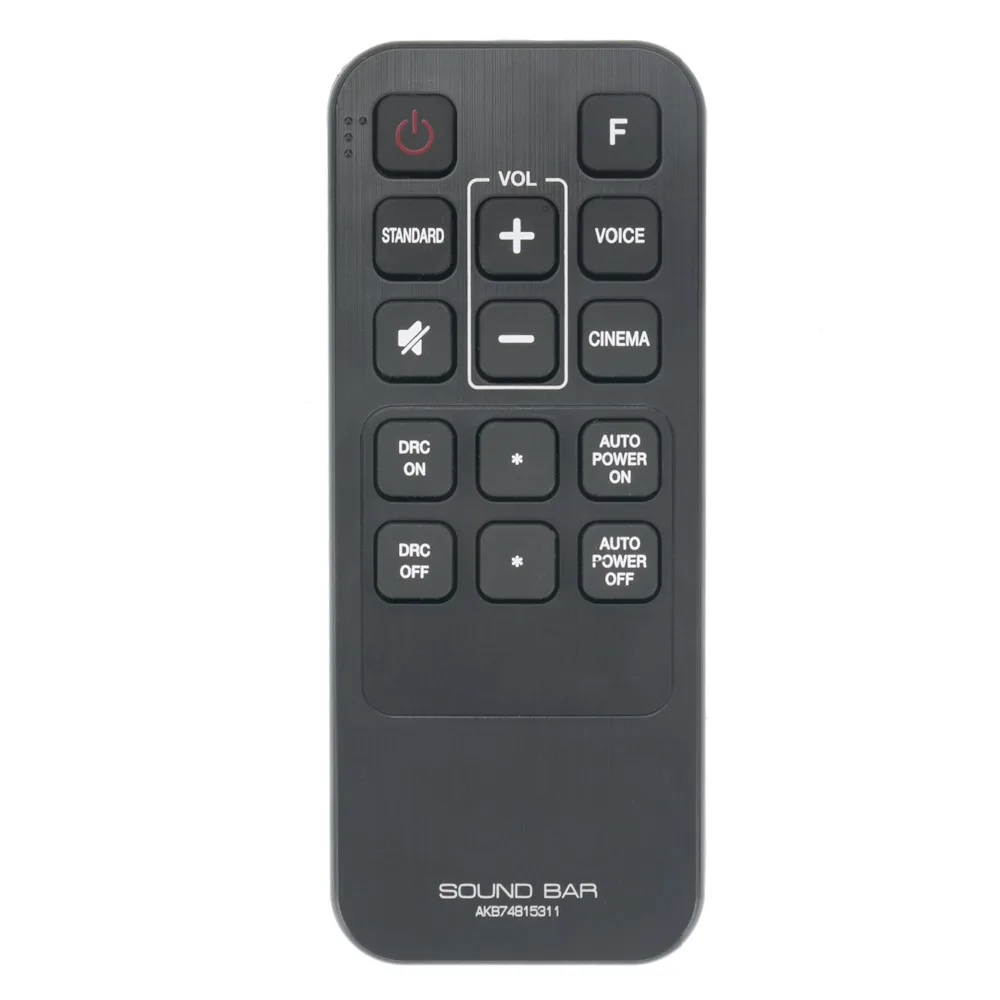 

New Remote Control AKB74815311 fit for LG Sound Bar LAS260B LAS160B