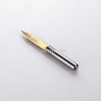 

1x Titanium Coated Carbide PCB Engraving CNC Bit Router Tool 45 Degree 0.2mm Tip