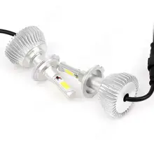 Free shipping!60W 6000LM H7 LED Light Headlight kit Vehicle Hi/Lo Beam Bulb 6000k Cool White