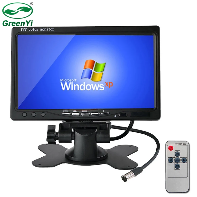 

GreenYi HD 7" 800*480 Car Rearview Parking Monitor TFT Color Auto Headrest Video Player with 2 Video Input