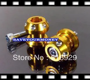 

10PCs/LOT MOTORCYCLE Swing arm Spools Sliders swingarm spools For Honda Suzuki bikes Black FOR motorcycle STANDS