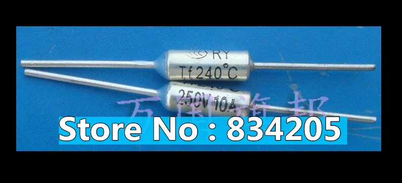 Предохранитель для утюга 10a 250v 240c купить Thermal Fuse Ry Tf 60 285 10a250v Electric Cooker Temperature Fuse Aluminum Ther