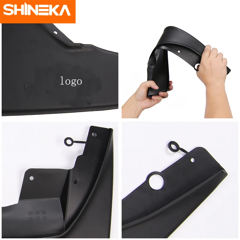 SHINEKA Mudguards For Jeep Grand Cherokee 2011- ABS Mud Flaps Splash Guards Fender For Grand Cherokee Mudguard Accessories