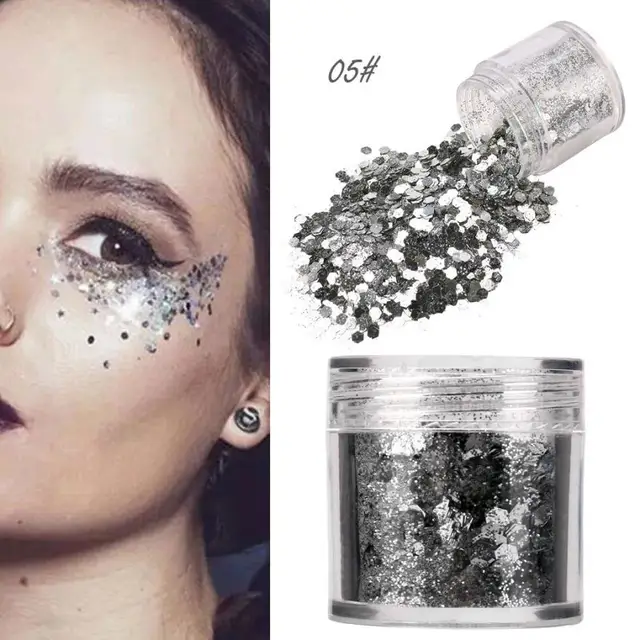 Buy 12 Colors body glitter powder Shimmer Loose