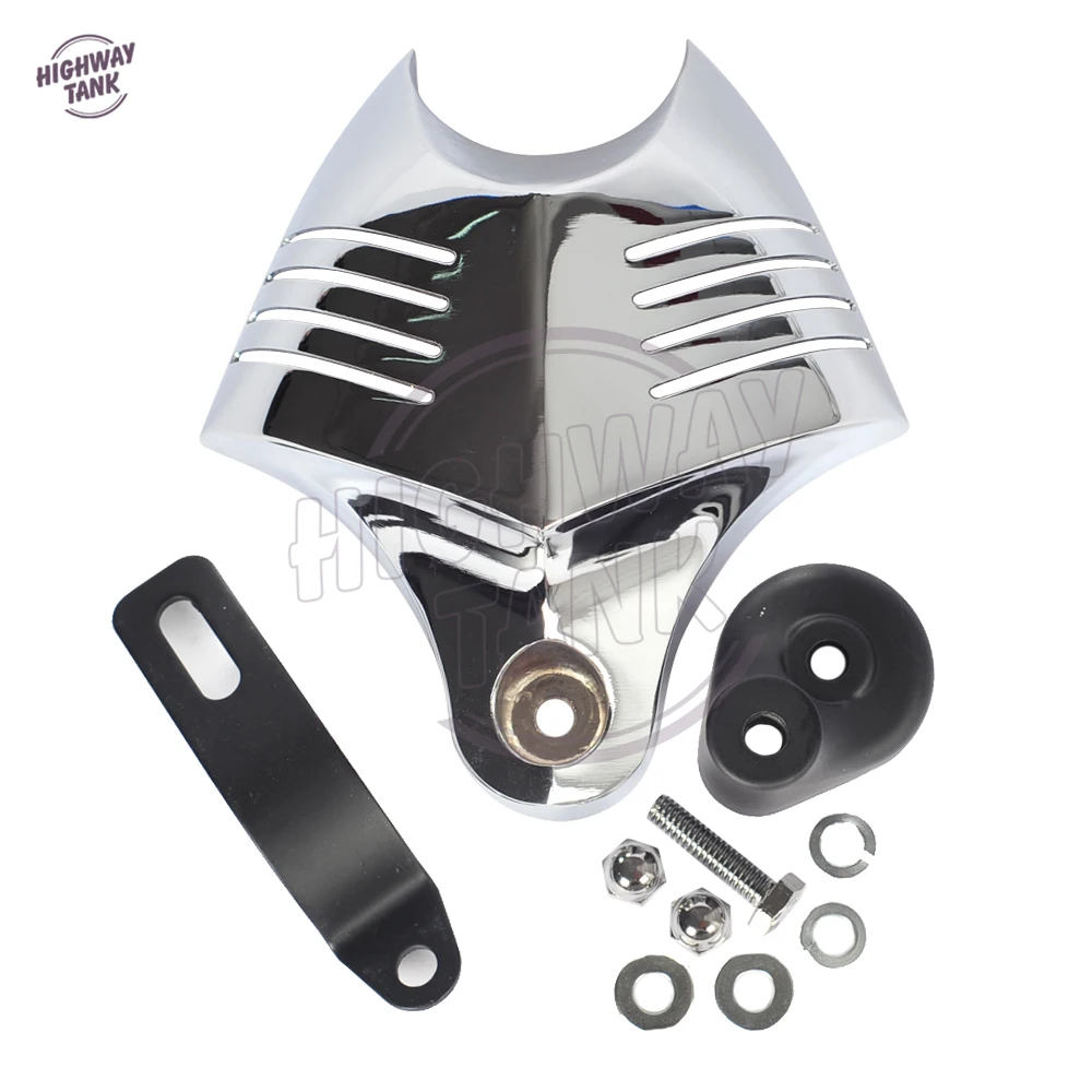 Buy Chrome Motorcycle V Shield Horn Cover Set case for