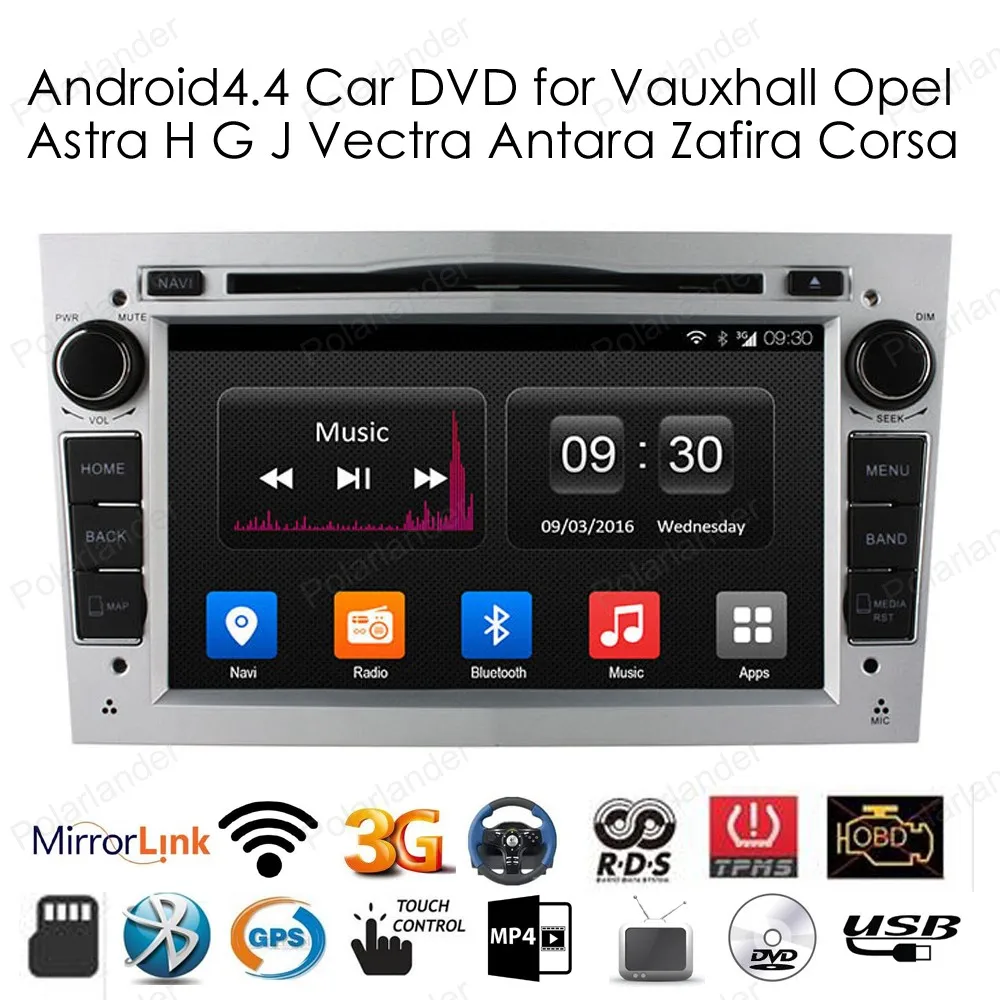 Четырехъядерный 2 din android 4 радио автомобильный DVD плеер GPS стерео для Vauxhall Opel Astra H G J