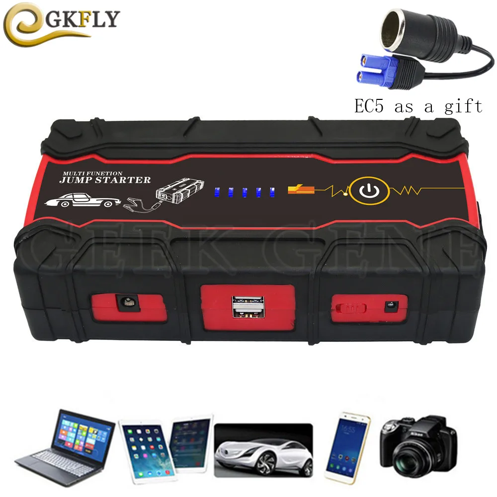 2019 High Capacity Power Bank Car Jump Starter 12V Portable