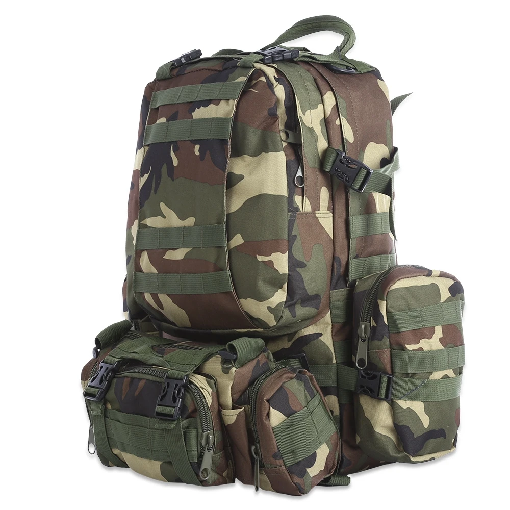  Outlife 50L Military Men Backpack Molle Tactical Camouflage Backpack Outdoor Sport Climbing Hiking 