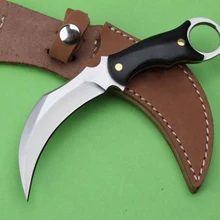 Cs go karambit Походный нож для выживания 5Cr13 лезвие рукоять из микарты наружные Мультифункциональные ножи Tacticla фиксированные ножи EDC инструменты