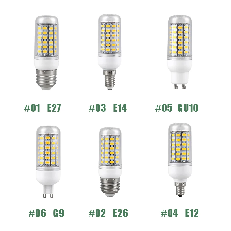 

110V 15W SMD 5730 Corn 69-LED Bulb Lamp Home Bedroom Bright Light Pure White