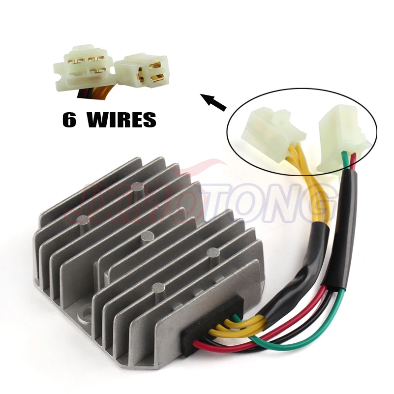 Новый GY6 50 150cc 152QMI 157QMJ скутер регулятор напряжения Выпрямитель 6 проводов