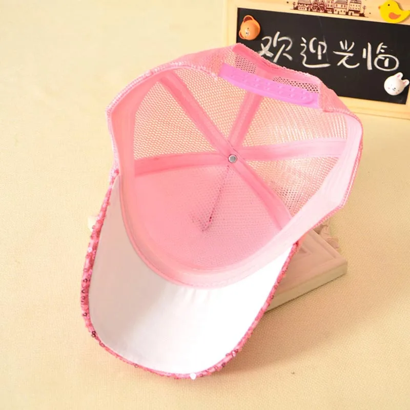 Детская Кепка унисекс Gorras модная повседневная для девочек с блестящими стразами