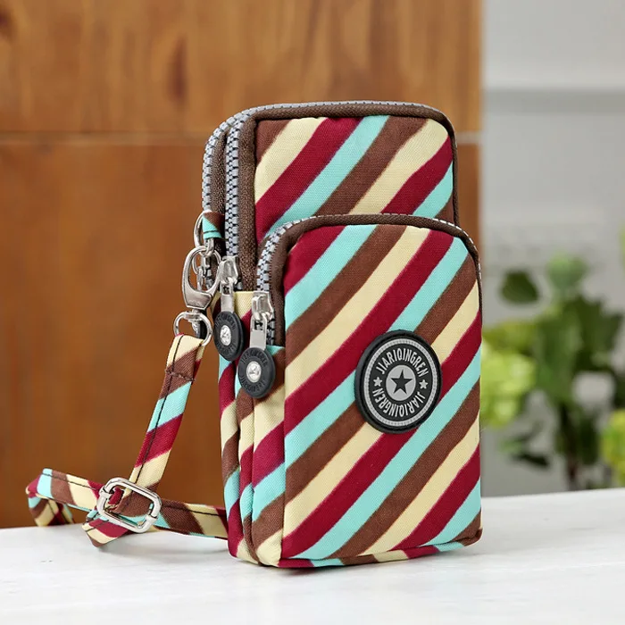 Универсальный уличный кошелек, сумка для телефона для iphone, samsung, Xiaomi, huawei, honor, карман на плечо, прочная сумка для бега, чехол - Цвет: G04(Star Bar)