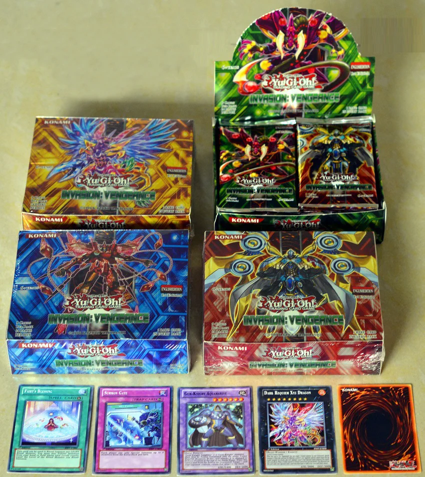 Yu Gi Oh English Game Cards Carton Japan Yugioh Game Cards For