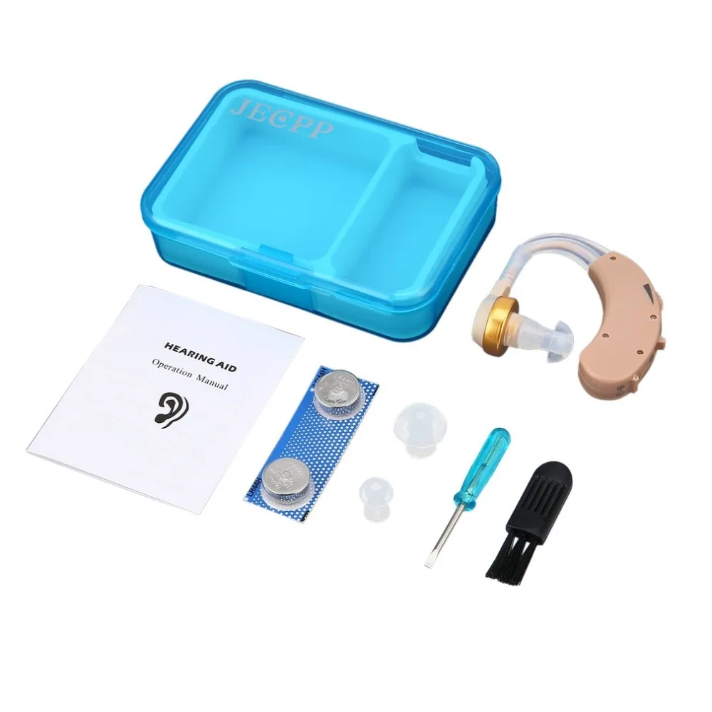 

Small Mini Hearing Aids Sound Voice Amplifier Hearing Aid Kit Ear Care Adjustable Behind Sound Enhancer For The Elderly Deaf