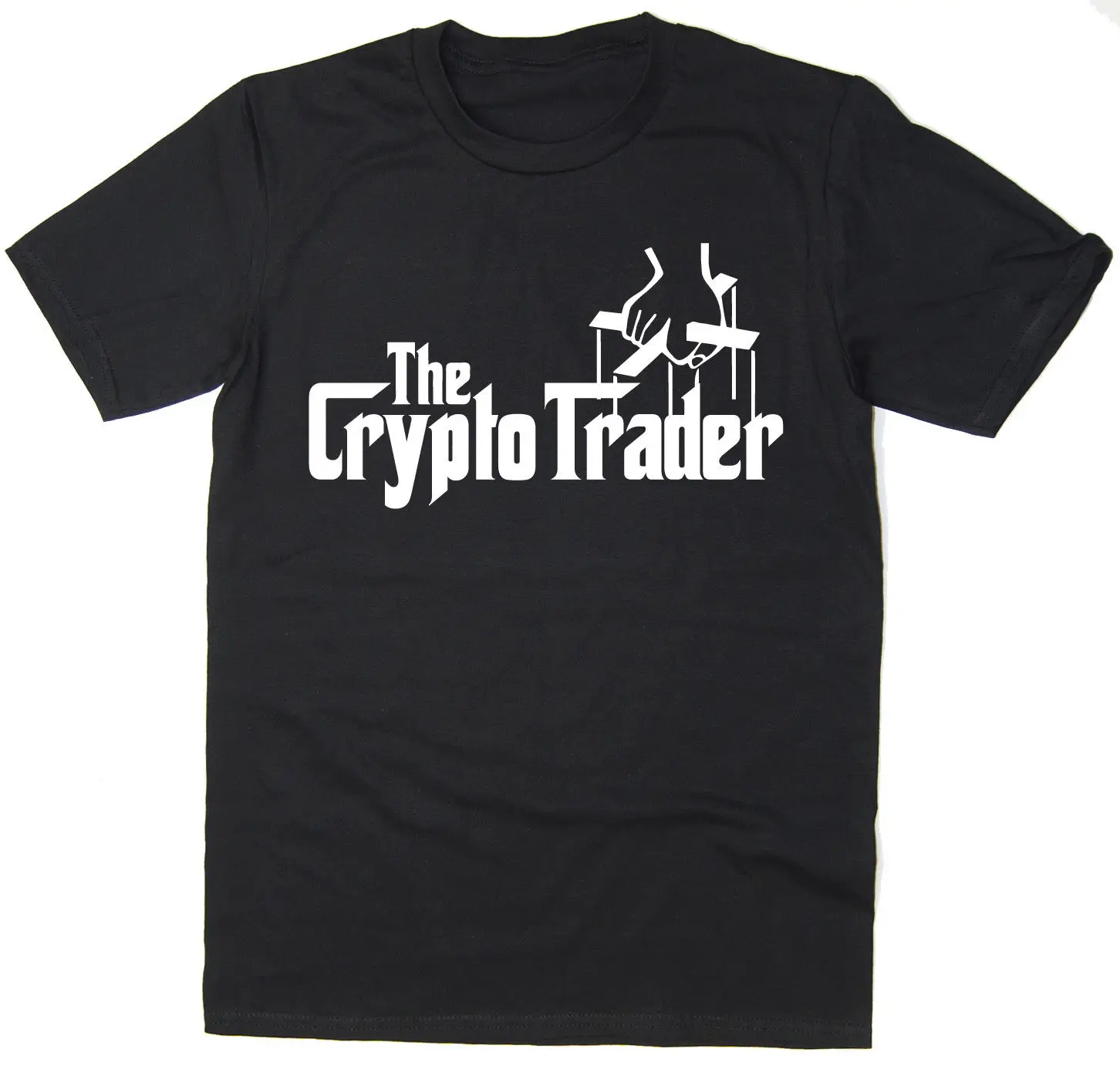2019 Summer Short sleeve Fashion Tee Shirt The Crypto Trader - T-Shirt - Godfather Spoof - cryptocurrency bitcoin BTC LTC 2019 Summer Short sleeve Fashion Tee Shirt The Crypto Trader - T-Shirt - Godfather Spoof - cryptocurrency bitcoin BTC LTC