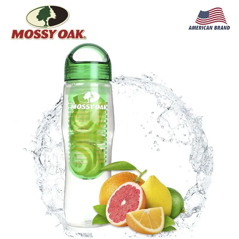 Бутылка для воды MOSSY OAK 25 унций с фруктовым инфузером Спортивная бутылка пеших