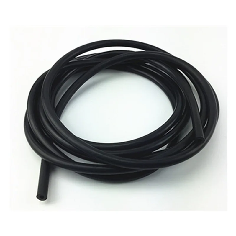 HOSINGTECH silicone air intake 10m ID 4MM OD8MM Silicone Vacuum Hose Blackair intakesilicone