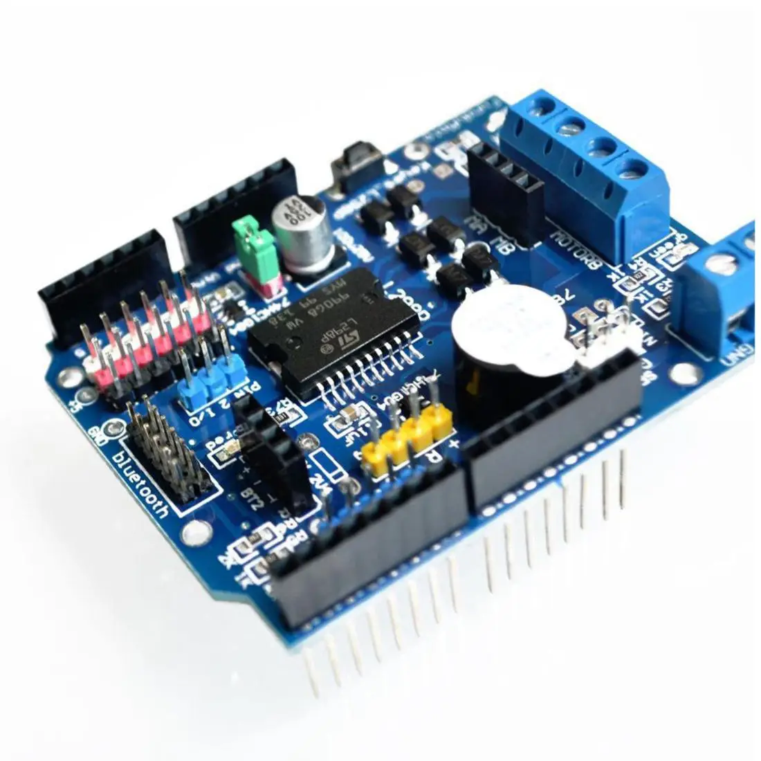 

L298P Motor Driver Module H-bridge Drive Shield Expansion Board High-Power DC Stepper Motor Controller For Arduino