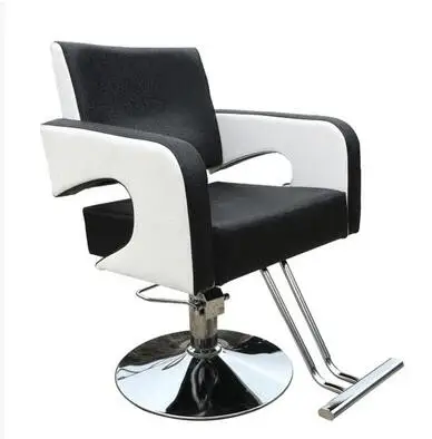 Завод прямые парикмахерская парикмахерская стрижка стул стул парикмахера стул стильный черный и белый вращающийся кресельный подъемник 930
