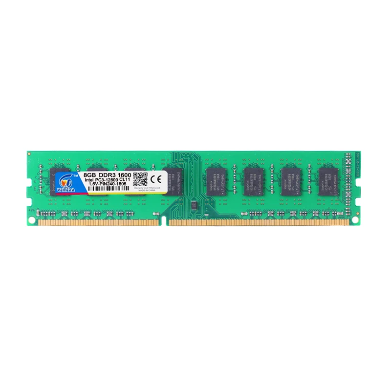 VEINEDA DDR3 8 جيجابايت 1333 PC3-10600 240PIN Dimm Ram متوافق 8 جيجابايت ddr3 1600 PC3-12800 ل AMD إنتل DeskPC