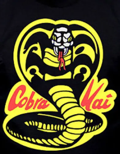 Футболка The мальчик каратист (COBRA KAI) дизайн SENSEI * Полная передняя часть рубашки