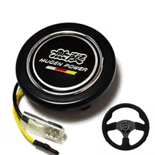 Алюминий эмблема ABS Руль Рога Кнопка для Honda Accord Civic Si элемент Acura Integra S2000 PRELUDE CRV