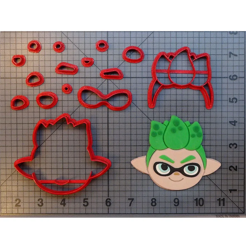 Милый Splatoon Inkling мальчик печенья резак дизайн помадка форма для кекса на заказ 3D