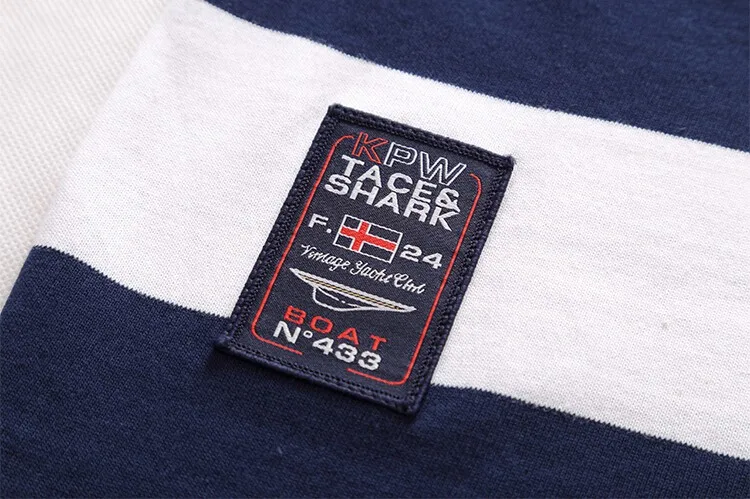 Мода 2016 года брендовая одежда Tace & Shark свитер Для мужчин пуловер в полоску Для мужчин s Свитер Тянуть marque Акула Костюмы рубашка T659