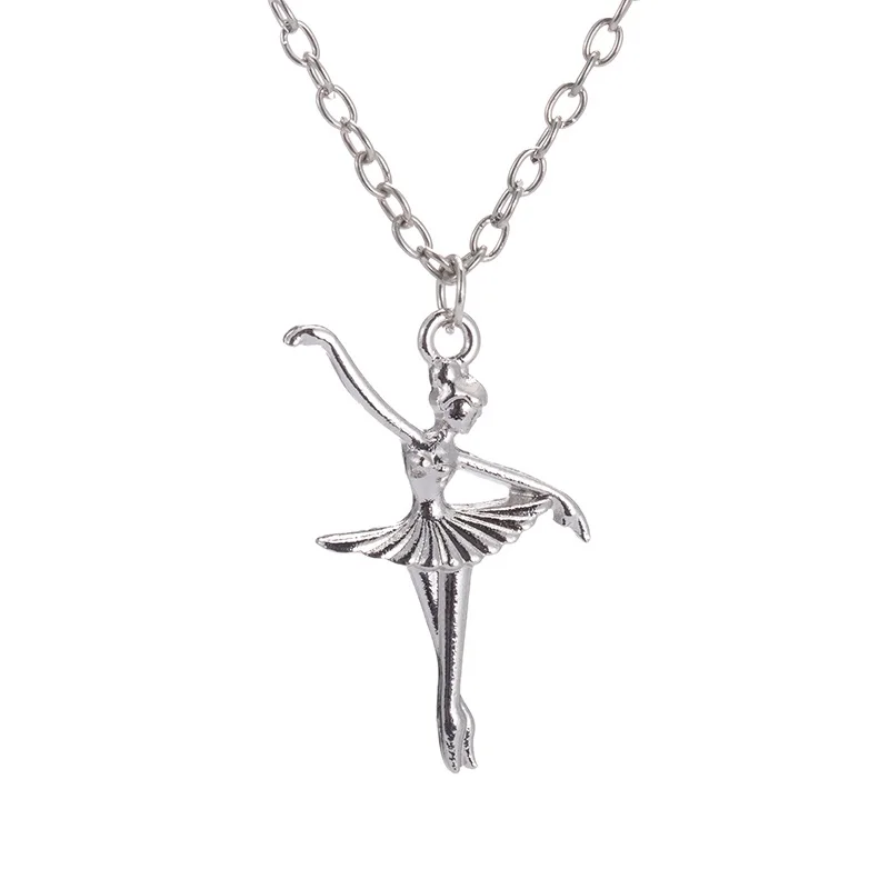 ballerina necklace wonder women ballet pendants necklaces dancers