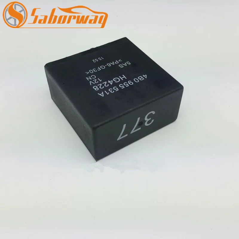 Saborway 377 Intermittent Delay Wiper Relay 11 Pin for Golf 4 Jetta