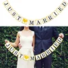 Just Married White Banner  3