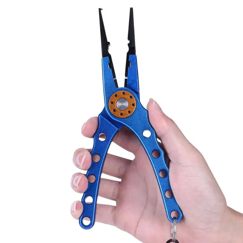 

Aluminum Fishing Tweezers Alloy Fish Tongs With Lanyard Pesca Fishing lip grip Carp Scissors Multifunction Tools 46*44.5*30cm